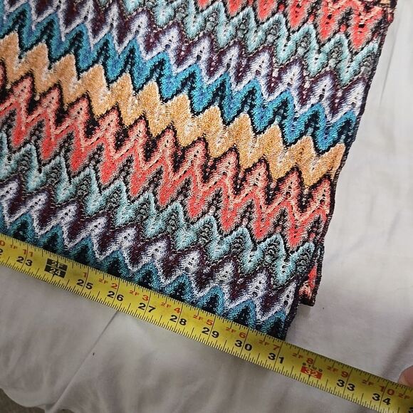 Becca By Rebecca Virtue Sundown Multi Color Split Leg Swim Cover-Up Pants Sz L - Picture 13 of 13